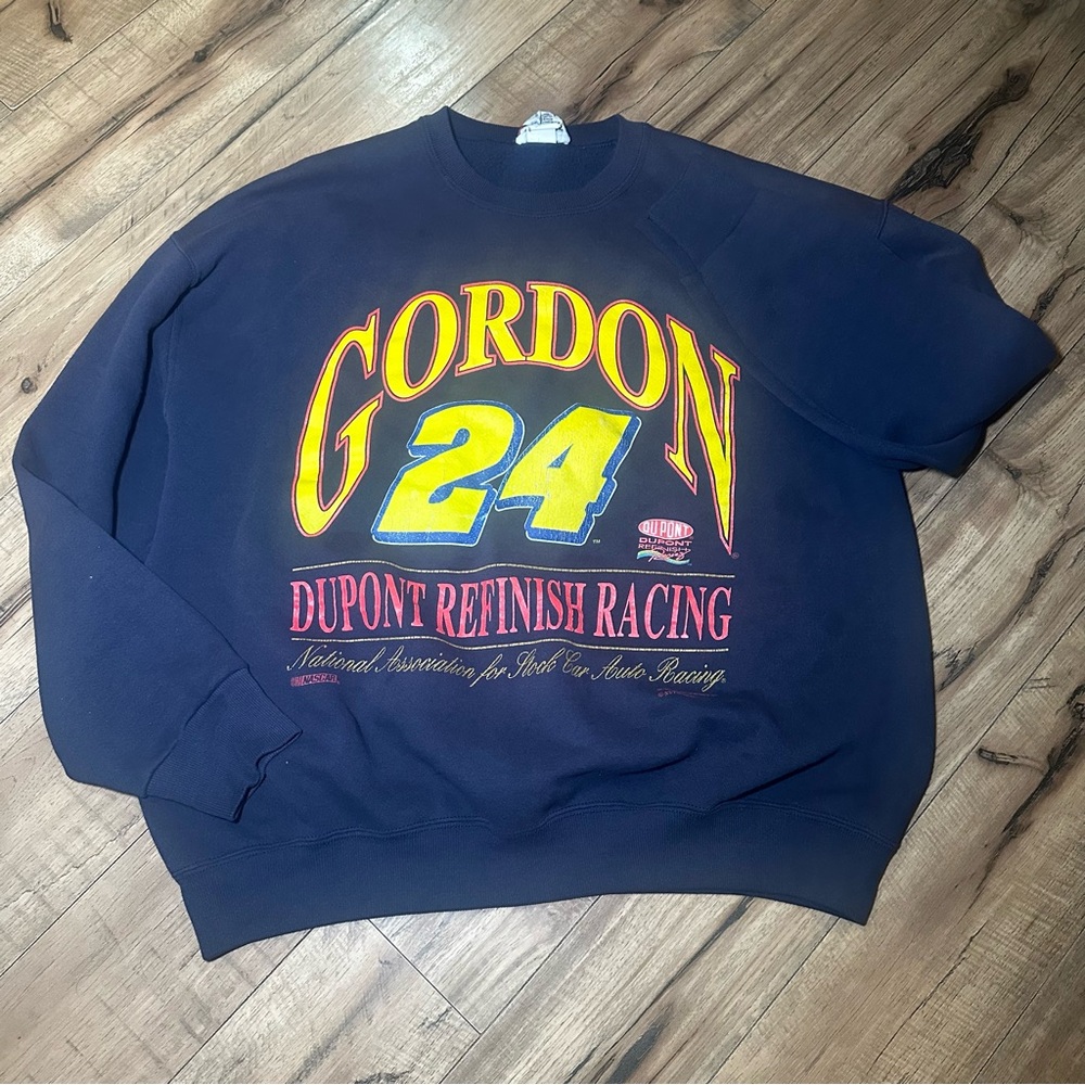 Vintage Jeff Gordon Navy Racing Sweater XL